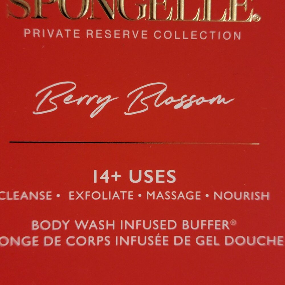 Spongelle Berry Blossom Body Wash Sponge 3 Oz - Picture 8 of 11